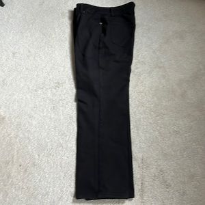 Coldwater Creek classic fit straight leg stretch denim black jeans